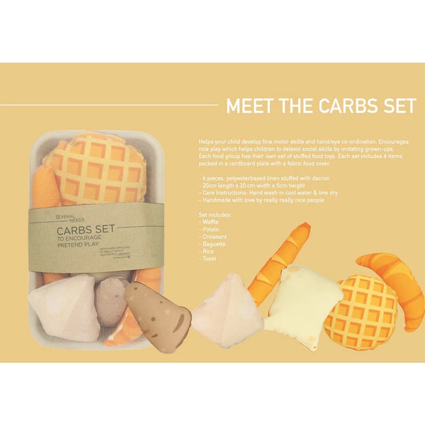 Playfood Stuffed Toys Carbs Set